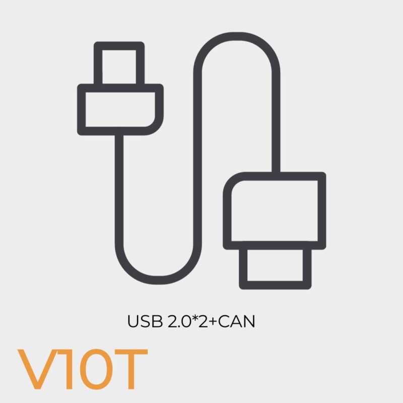 USB 2.0 x 2 + CAN
