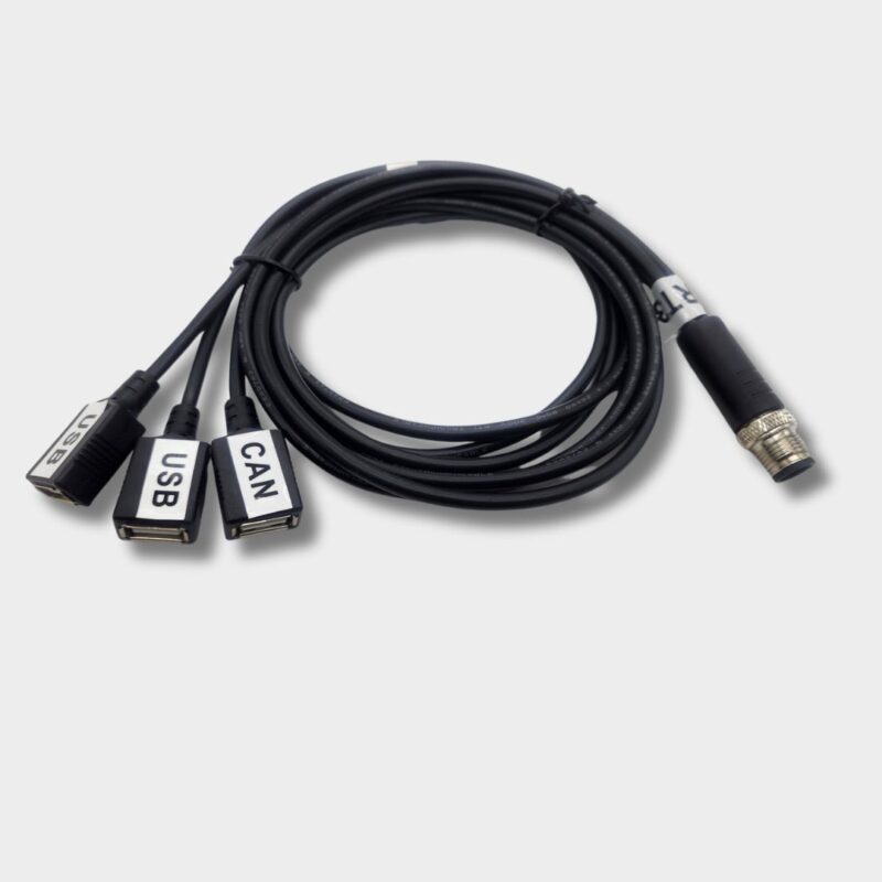 12 PIN to 2-way USB 1-way CAN