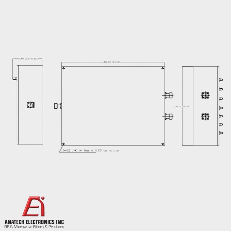 ANATECH - 380-385 MHz 390-395 MHz Cavity Duplexer for T-GSM-380 applications - Image 2