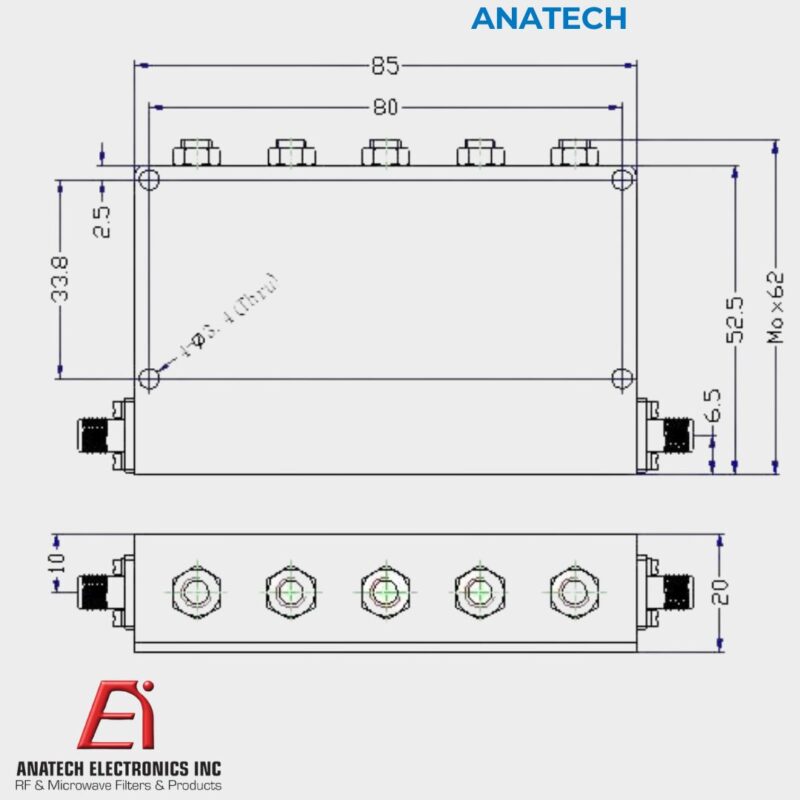 ANATECH -  1574 MHZ WAVEGUIDE BAND STOP FILTER - Image 2