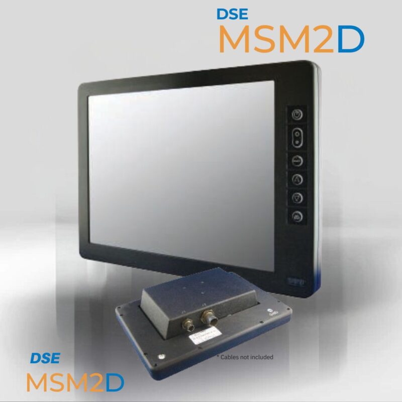 DSE MSM2D -  MIL Spec Monitor Series with DVI Input