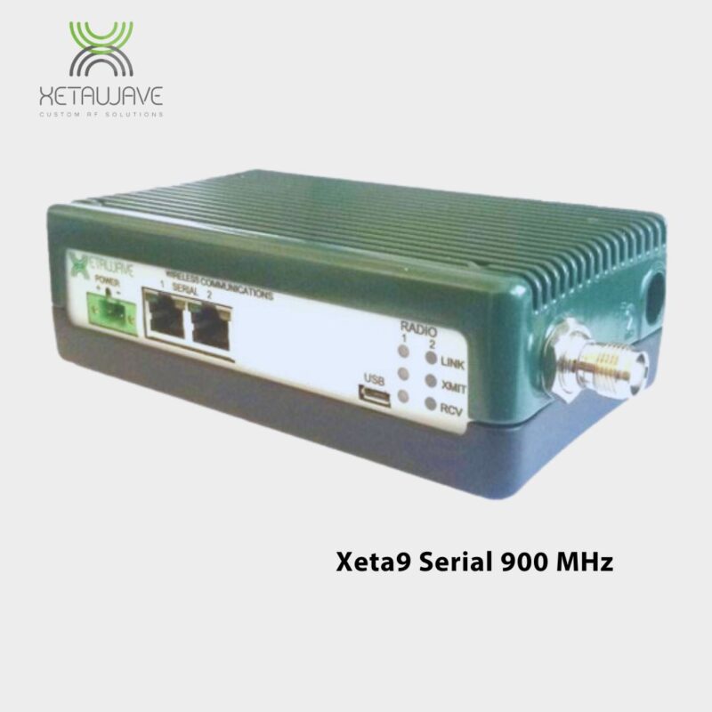 Xeta9 Serial 900 MHz Serial  Software Defined Industrial Radio