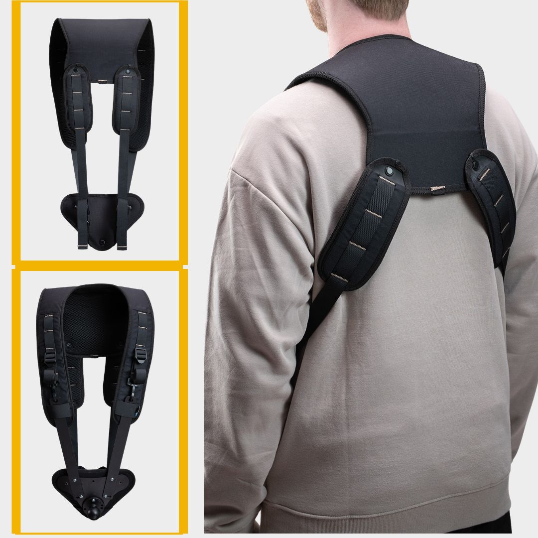 Sacci Harness Advanced Hands-Free Tablet & Laptop Harness with 1.5" RAM Mount – 265110