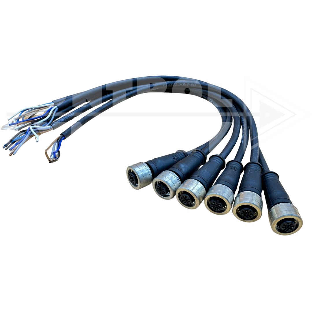 Brad Harrison Woodhead 1201380007 Ultra-Lock M12 5-pole B-code cordset product photo