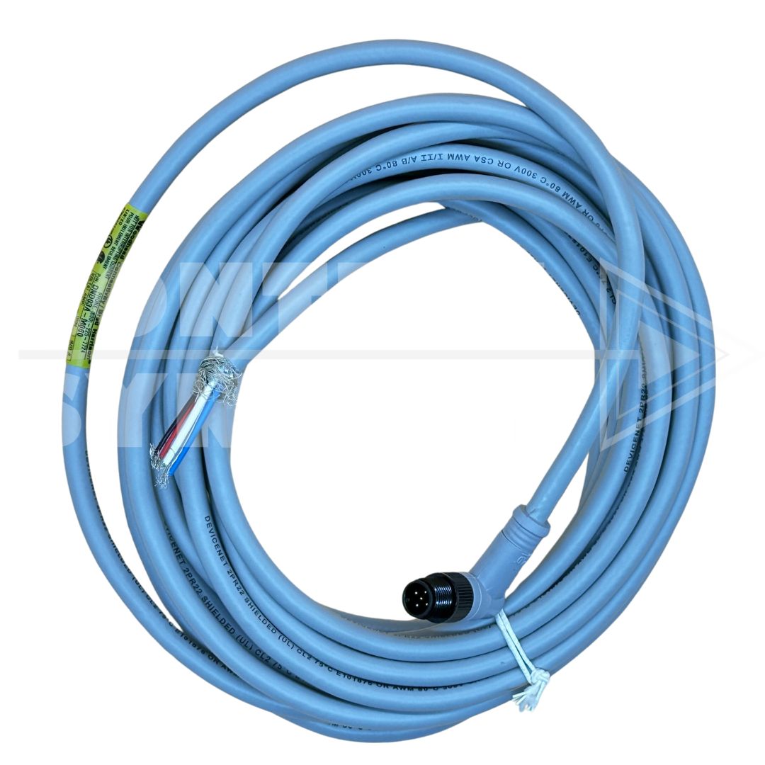Brad Harrison DND03A-M060 Micro-Change DeviceNet Cordset 3-Pole Double-Ended Drop 6M New - Image 2