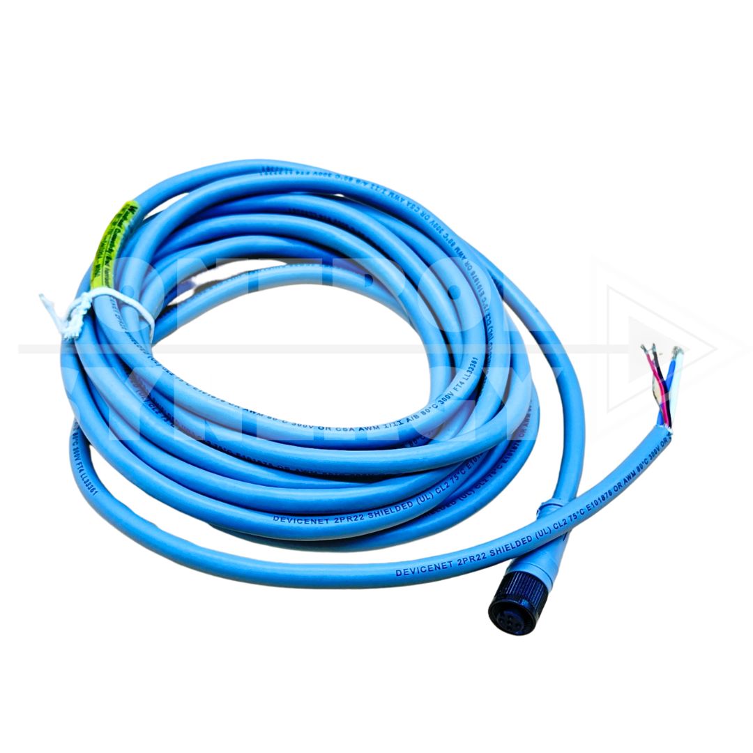 Brad Harrison DND20A-M050 Micro-Change DeviceNet Cordset 5-Pole Double-Ended Drop 5M New - Image 2